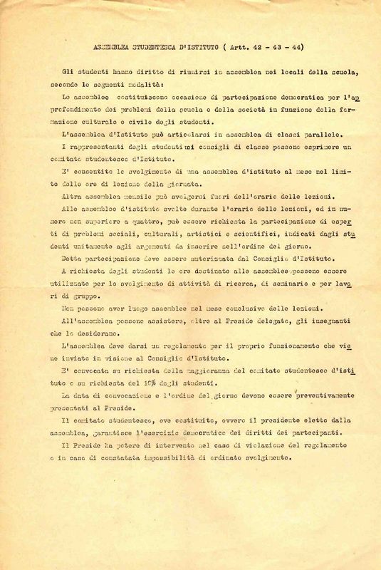 Assemblea studentesca d